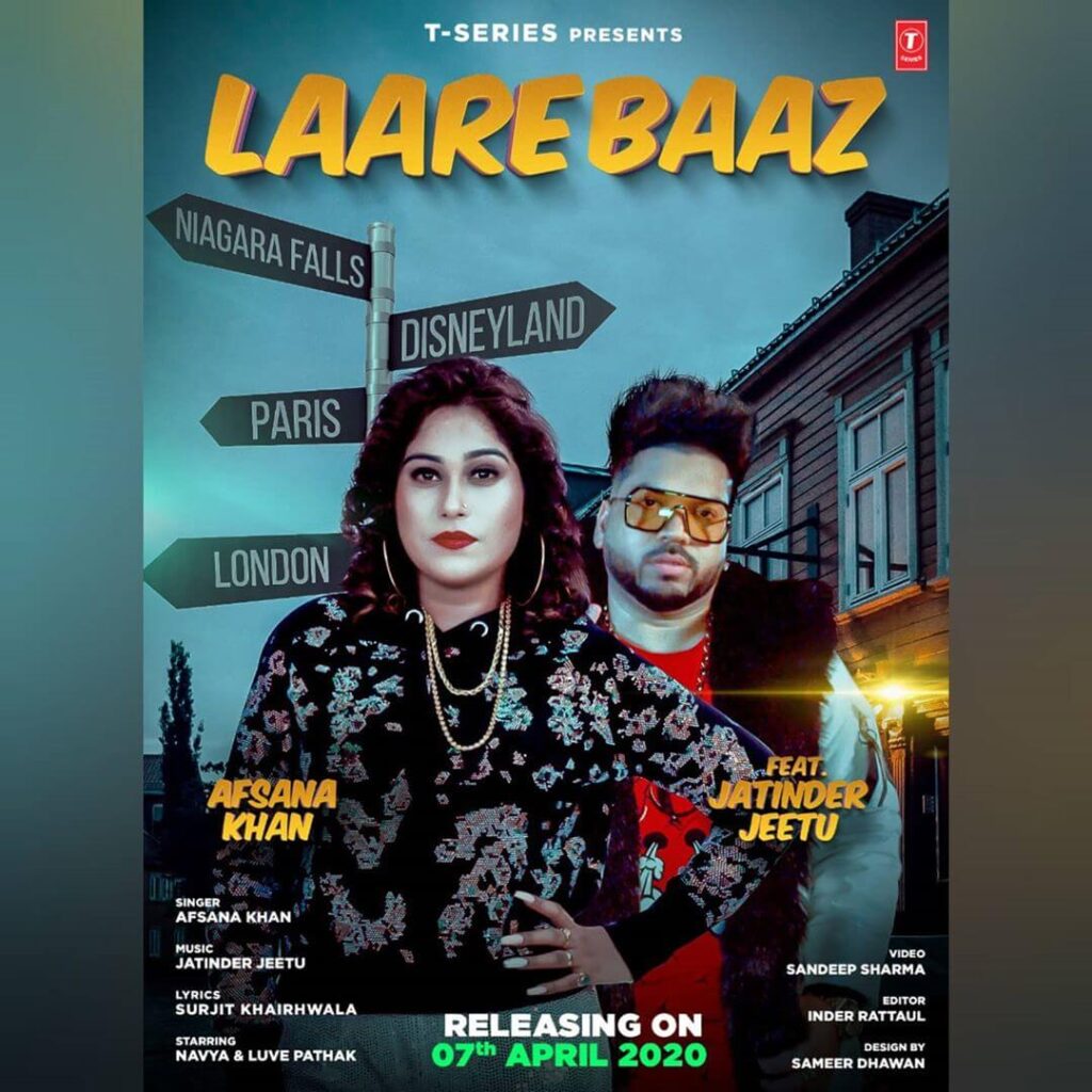 LAARE BAAZ LYRICS - Afsana Khan Feat. Jatinder Jeetu